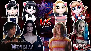 My Talking Angela 2 New Dress Up😍 Addams Family And Daddys Little Monster😨