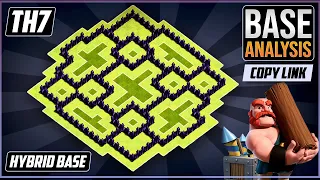 New Ultimate TH7 HYBRID/TROPHY[defense] Base 2020!!  Town Hall 7 Hybrid Base Design - Clash of Clans