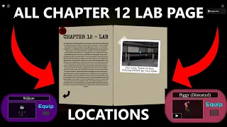 ALL PAGE LOCATIONS BOOK 2 CHAPTER 12 LAB! UNLOCK WILLOW SKIN + DISTORTED PIGGY SKIN!