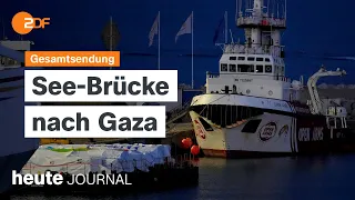 heute journal vom 10.03.24 Hunger in Gaza, GDL streikt kommende Woche, Oscars  (english)