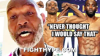 BERNARD HOPKINS CONTROVERSIAL SPENCE JR. VS. CRAWFORD BREAKDOWN: "NEVER THOUGHT I WOULD SAY THAT"