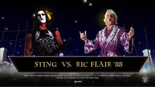 WWE 2K23 | Sting vs. Ric Flair '88