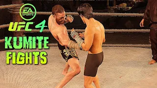 UFC 4 Kumite Fights : Bruce Lee Vs. Conor McGregor : (Legendary AI Vs AI) : UFC 4 (PS4)