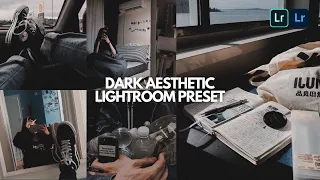 Dark Aesthetic Lightroom Preset | Lightroom Mobile Presets DNG | Black Tone Preset | Black Preset