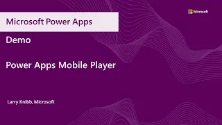 Power Apps Mobile Player