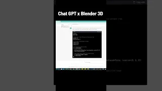 Chat GPT x Blender 3D Easy Explanation