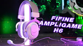 Обзор игровых наушников FIFINE AMPLIGAME H6 со звуком 7.1