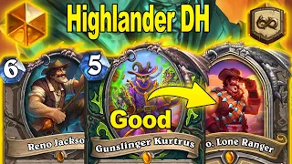 How Strong Is Highlander Reno Control Demon Hunter At Wild Showdown in the Badlands | Hearthstone