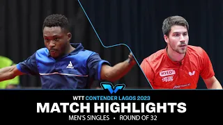 Taiwo Mati vs Patrick Franziska | MS R32 | WTT Contender Lagos 2023