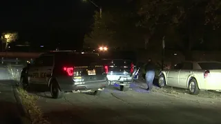 2 teens on the run after ramming patrol car with stolen pickup, 3 others in custody, police say
