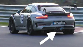 Rally Driver on MAX ATTACK in Porsche GT3 RS | Nürburgring| Flames