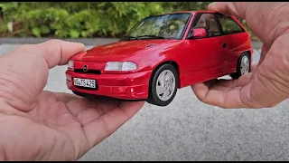 Metal Model OPEL ASTRA GSI 1:18 scale Norev [unboxing]#diecast #model