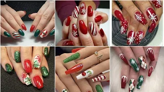 Top 100 CHRISTMAS NAIL DESIGNS ll nail art designs 2022 ll huge christmas nail art compilation ideas