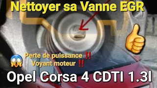 👨‍🔧Comment Nettoyer sa vanne EGR Opel Corsa 1.3 cdti ‼️Voyant moteur, Perte de puissance‼️😱