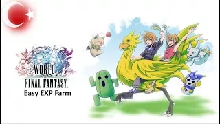 World Of Final Fantasy - Easy Exp Farm (80800 Exp)