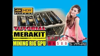 TUTORIAL | Assemble GPU Mining Rig | 6 VGA Sapphire NITRO + RX580 4GB | video [4K]