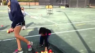 Shreya and her tennis coaching