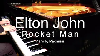 Elton John - Rocket Man ( Solo Piano Cover) - Maximizer