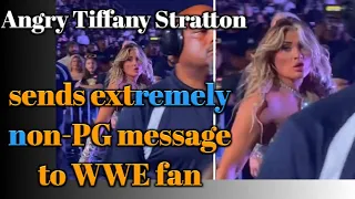 Angry Tiffany Stratton sends extremely non-PG message to WWE fan | Top Entertainment