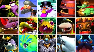 Donkey Kong Country Series - All Bosses