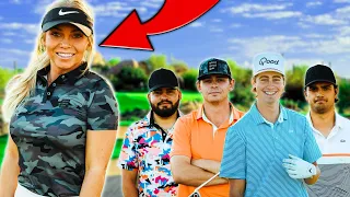 We Had A Match W/ The Best Female Golfer On YouTube