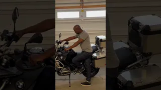 How To Mount & Dismount a Tall Adventure Motorcycle