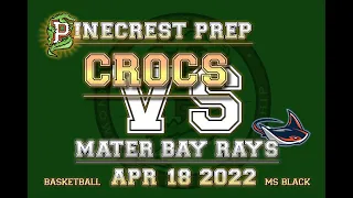 MS PPMH Crocs Black VS Mater Bay Rays
