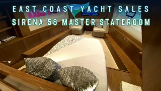 Sirena 58 forward master 3-stateroom layout