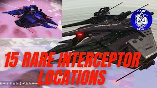 VERY COOL ! 15 RARE INTERCEPTOR LOCATIONS - Different types - No Man's Sky