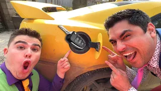 Mr. Joe on Chevy Camaro Hid Car Keys in Gas Tank VS Mr. Joker on Lamborghini Thief 13+