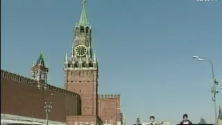 Moscow Clock Chimes - Russian Anthem Patriotic Song 1999 - 30.03.1999 куранты Патриотическая Песня
