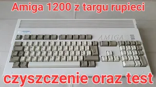 Amiga 1200 z targu rupieci (czyszczenie + test)