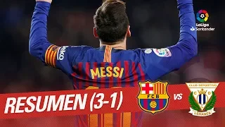 Highlights FC Barcelona vs CD Leganés (3-1)