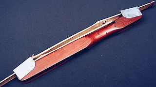 Making "TIGER" Retractable Bamboo Flat Bow - Super Flexible