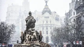 В Мадриде начался снегопад, который может стать одним из самых сильных в истории!
