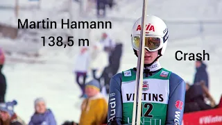 Martin Hamann 138,5 m Fall (22.11.2020).Konkurs indywidualny Wisła 2020