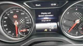 How To Change Miles To Kilometres On A Mercedes Benz A Class (2012-2018) - Change KM to Miles