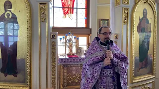 Проповедь в Неделю 5-ю Великого поста, прп. Марии Египетской. Протоиерей Владимир Кочубей