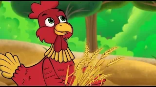 La petite Poule Rousse | 1 Conte + 4 comptines et chansons  - dessins animés en français