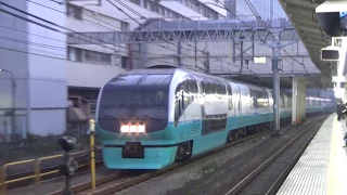 溶接されたレール 東海道線 高速通過集 夕方の蒲田 Tokaido Line pass.