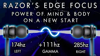 The Razor's Edge Focus - 111hz Gamma For Brain & Body Power