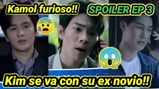 Kim se va con su ex novio!😱[SUB CC]Kamol enojado😰SPOILER EP 3 #Unforgotten NightEP3 #KamolKim#Yoon