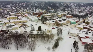 Зимняя Таруса, Собор апостолов Петра и Павла/Winter Tarusa, Cathedral of the Apostles Peter and Paul