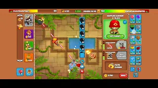 bloons td battles 2 ray of doom solo attempts ft alucard the Irish Viking