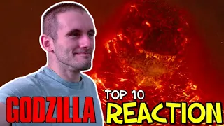 Top 10 Times Godzilla Went Beast Mode - Reaction