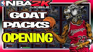NBA 2K Mobile Season 2 PACK OPENING ELITE PACK | GOAT THEME