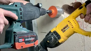 Перфоратор Dewalt DCH 133 vs Metabo KHA 18 LTX