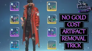 (F2P GUIDE) N0 GOLD COST artifact removal - Solo Leveling Arise Global