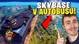 STAL JSEM SE PILOTEM BATTLE BUSU! [ FORTNITE SKYBASE ]