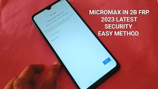 Micromax IN_2B (E7544) frp bypass latest update 2023 easy method | Micromax in 2b frp unlock